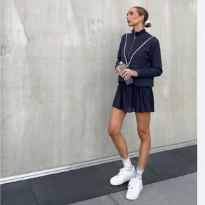 Varley Calva Knit Half Zip Sweater - Small - India Ink